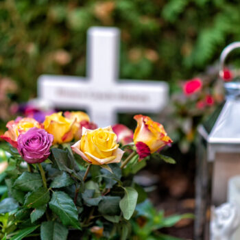 cemetery in Germany with old graves